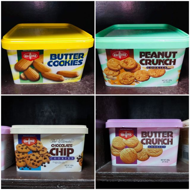 Fibisco Cookies 600g ( BUTTER COOKIES / PEANUT CRUNCH / BUTTER CRUNCH