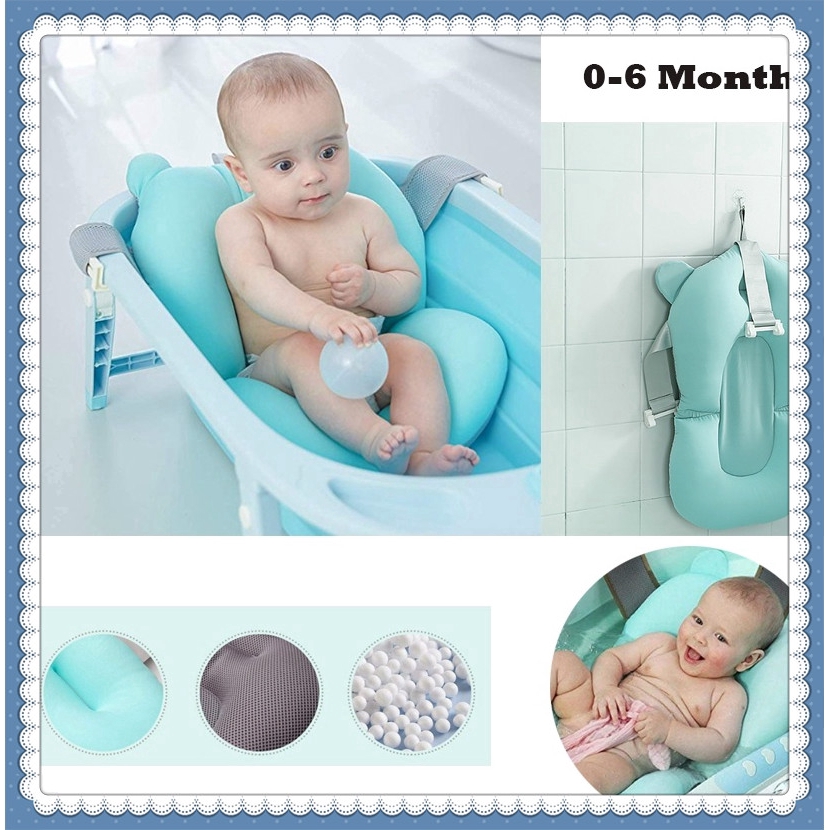 baby bath head support