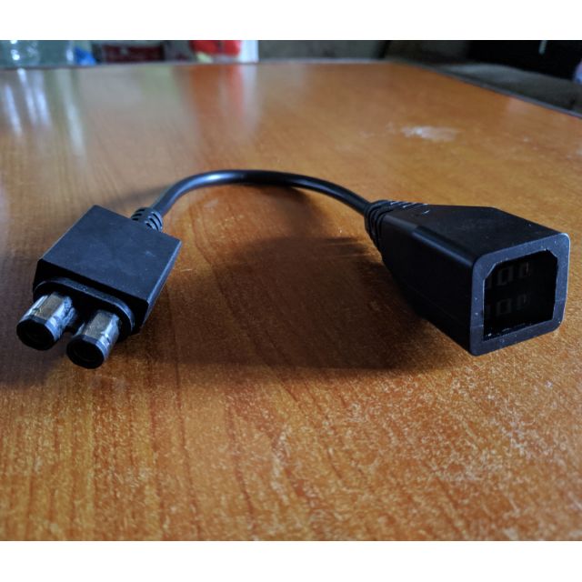 Xbox 360 Fat to Xbox 360 Slim Power Brick Converter AC Adapter Shopee