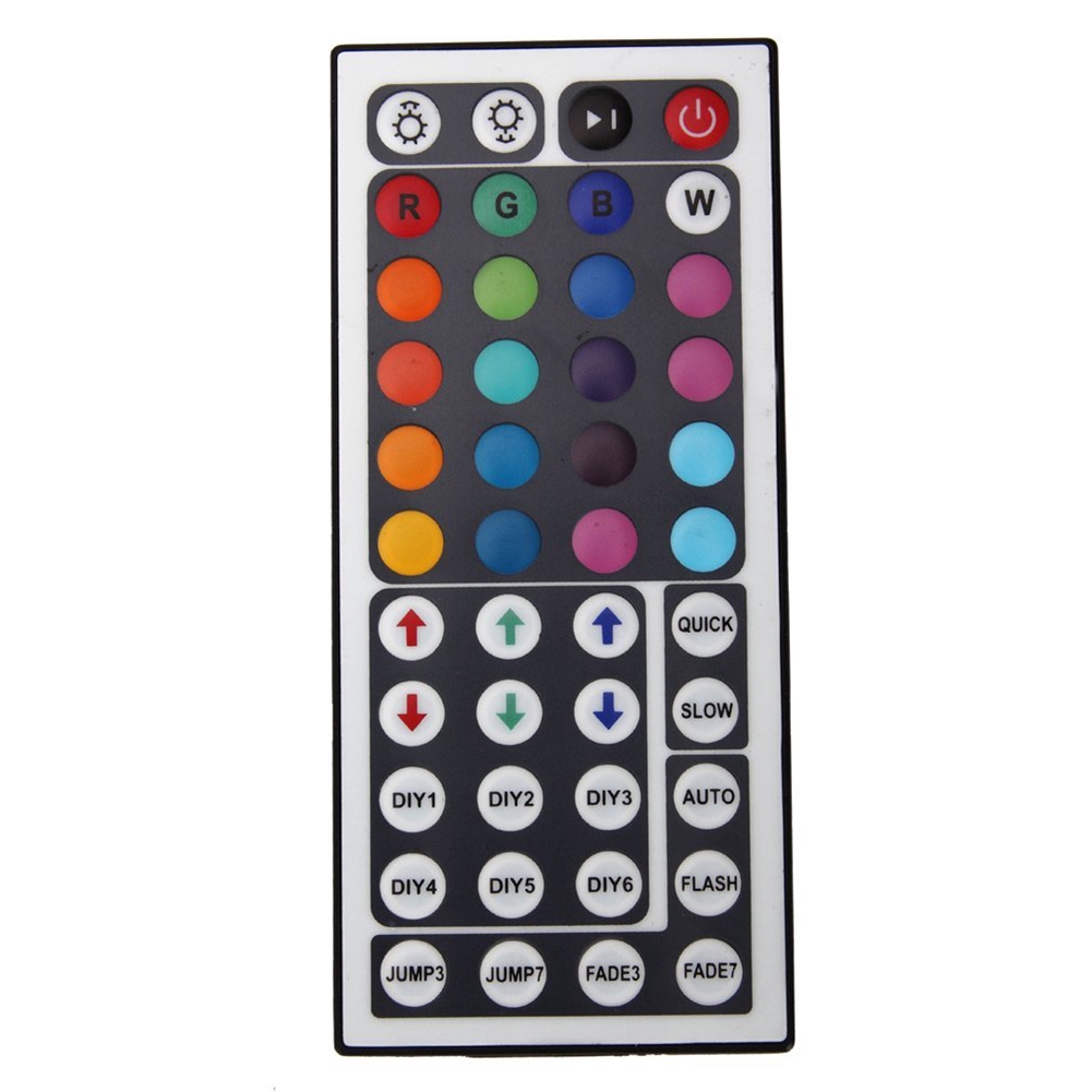 12V Remote Controlled LED Strip Light Aquarium Lighting Fish tank lamp 30CM 44 Keys #4