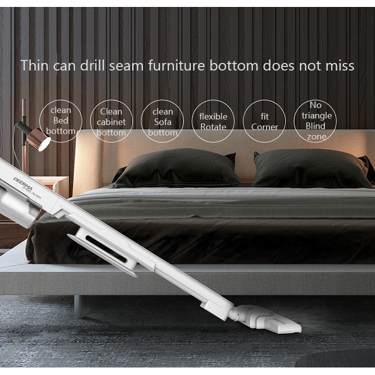 Deerma DX700 / DX700S /DX700 PRO Ultra Quiet Vacuum Cleaner Handheld Strong Suction Vacuum Cleaner - Image 8