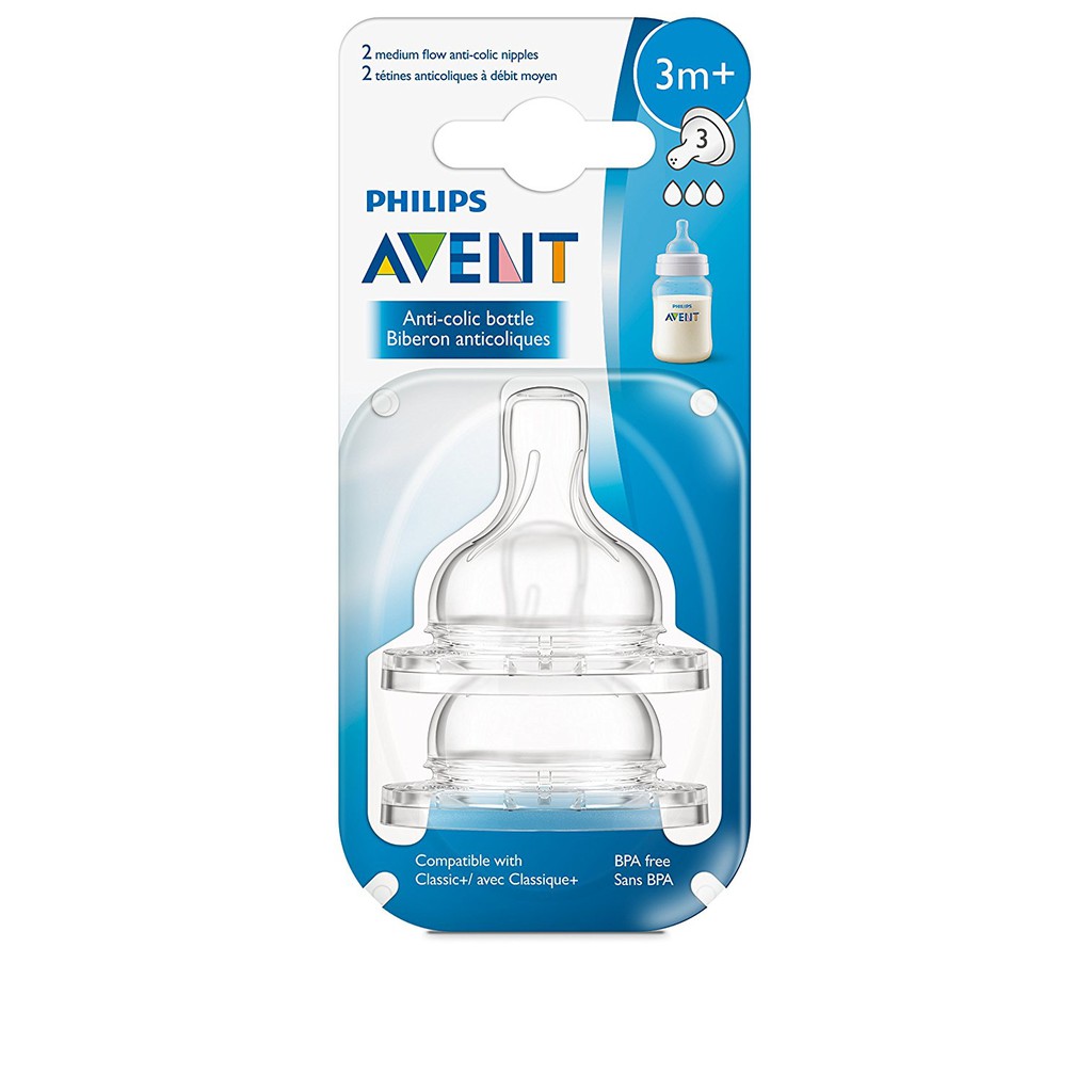 philips avent medium flow nipple