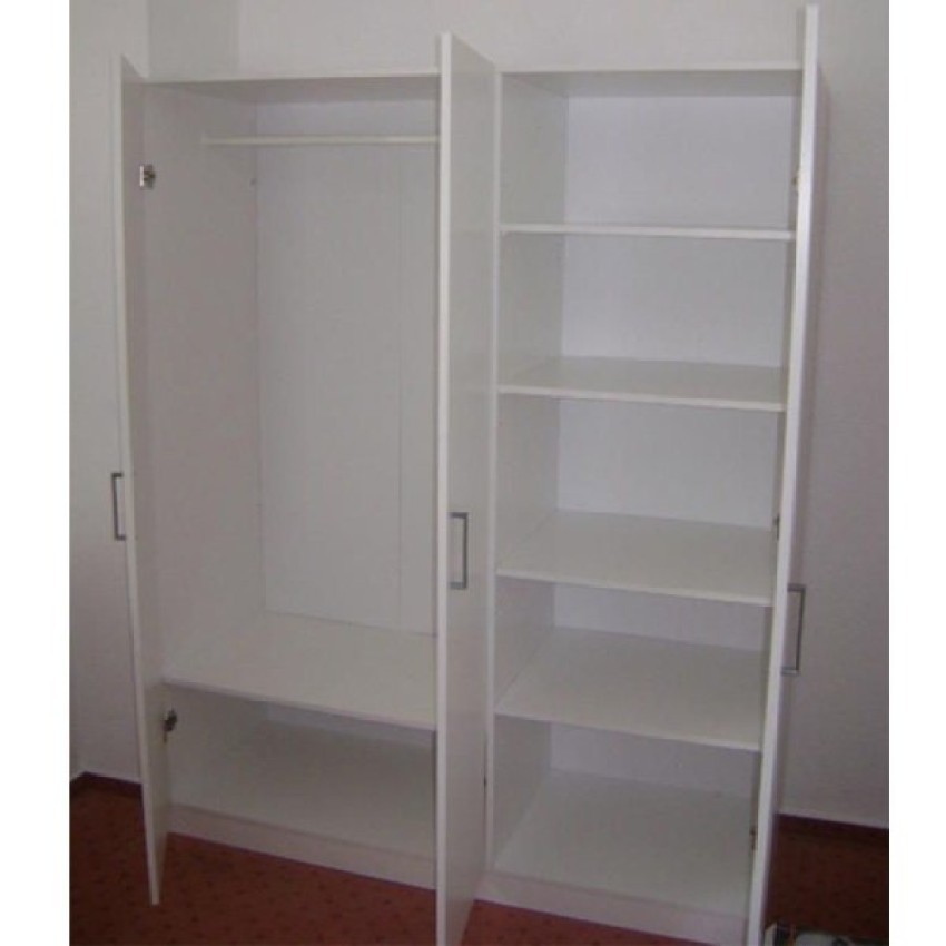 Ikea Dombas 3 Door Wardrobe White Shopee Philippines