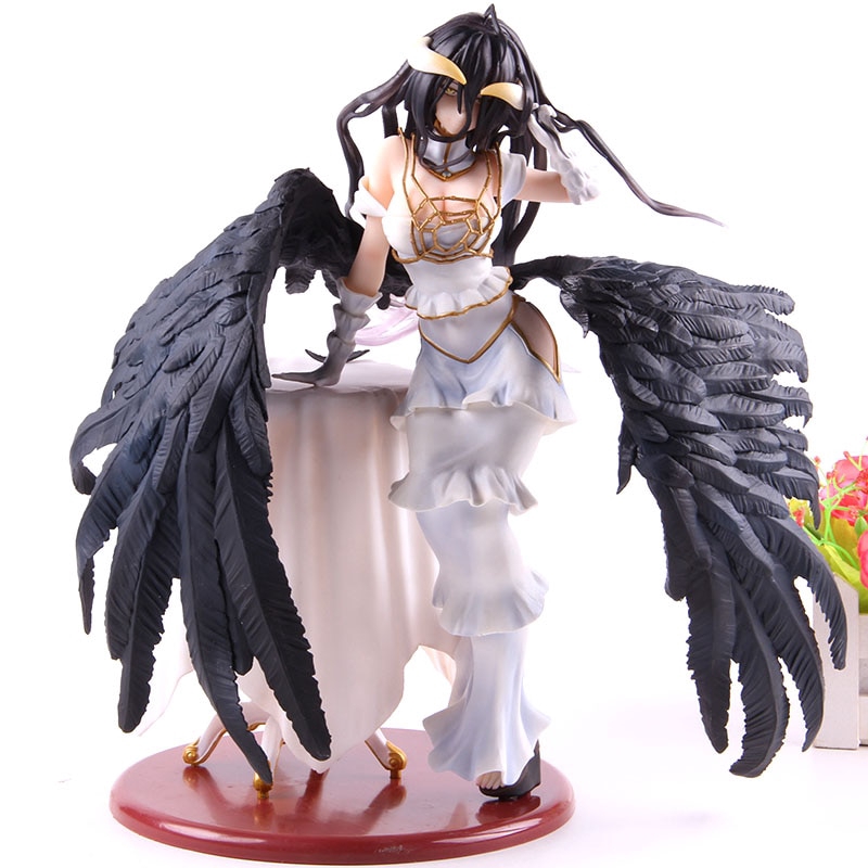 New 21 30cm Overlord Albedo Ainz Ooal Gown Action Figure Model Doll Toys T