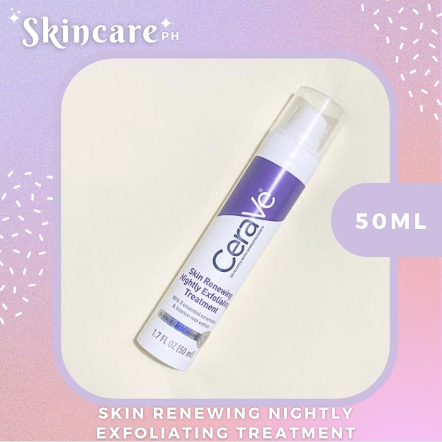 Cerave Skin Renewing Nightly Exfoliating Treatment 50ml | Shopee ...