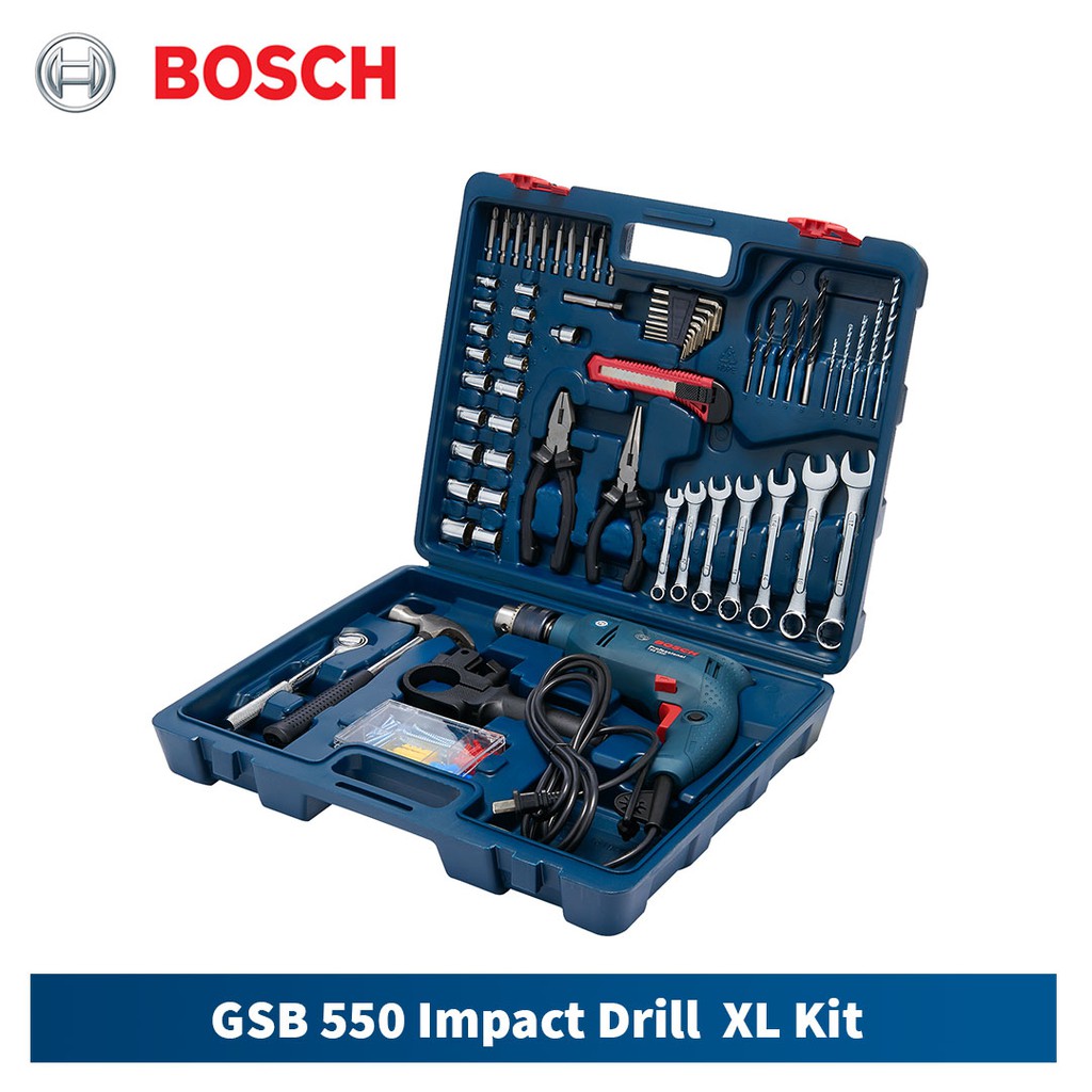Bosch GSB 550 Impact Drill XL Kit Shopee Philippines