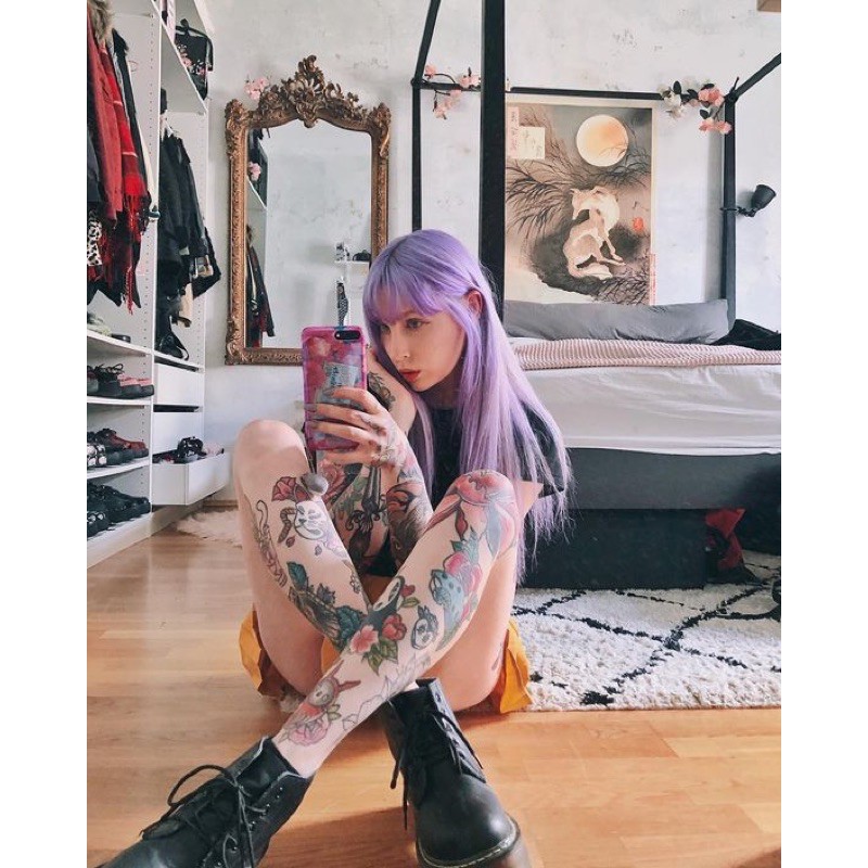 Pastel Purple Hair Color Set ( 0/66 Bob Keratin Permanent Hair dye )