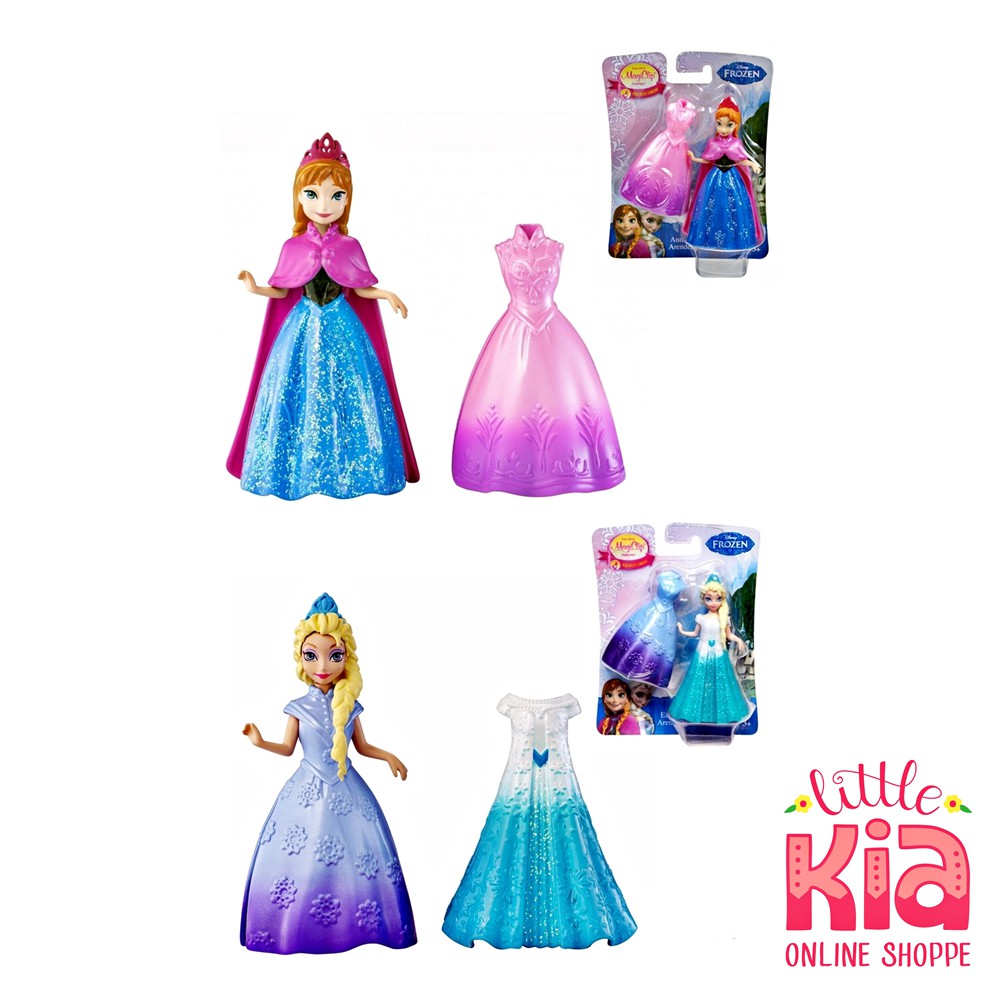 princess dolls with clip on dresses