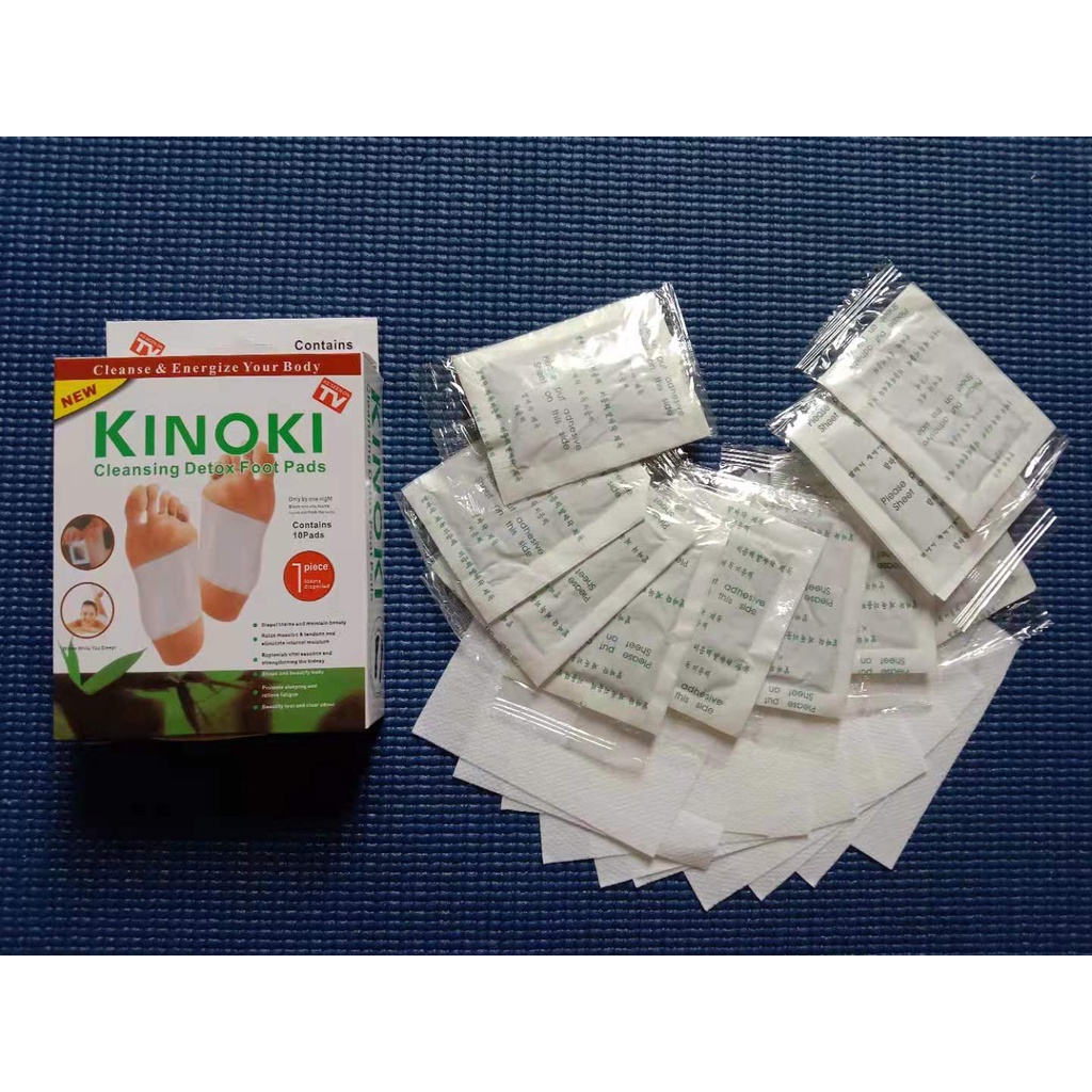 2/5/10boxes(20-100pcs) kinoki detox foot pads gold paper ginger salt with herb adhesive health care