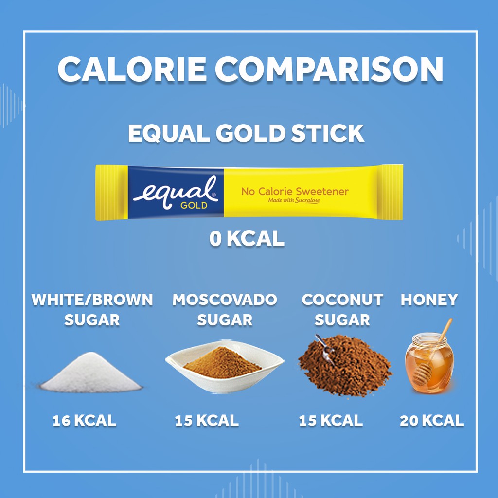 Equal Gold No Calorie Sweetener 50 Sticks Shopee Philippines