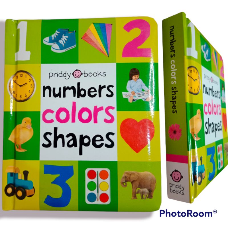 Numbers Colors Shapes Priddy Books Board Book For Kids