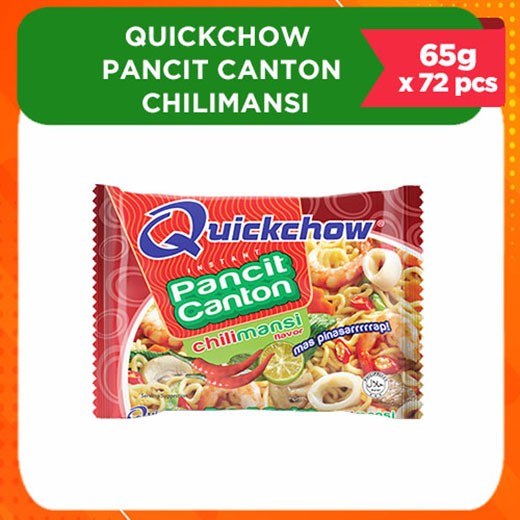 Quickchow Pancit Canton Chilimansi (72 x 65g) Shopee Philippines