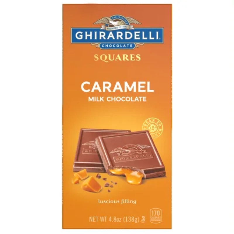 Ghirardelli Squares CARAMEL Milk Chocolate Shopee Philippines