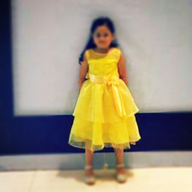 yellow dress for 3 year old