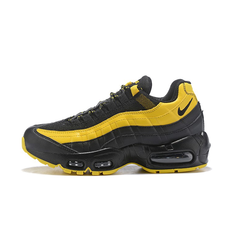 black & yellow nike air max