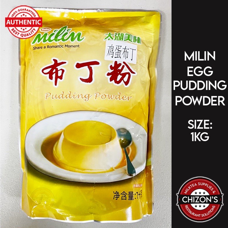 Milin Egg Pudding Powder Yummy Milktea Sinker 1kg Shopee Philippines
