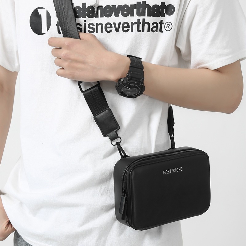 Messenger bag men and women ins small square bag simple sports shoulder