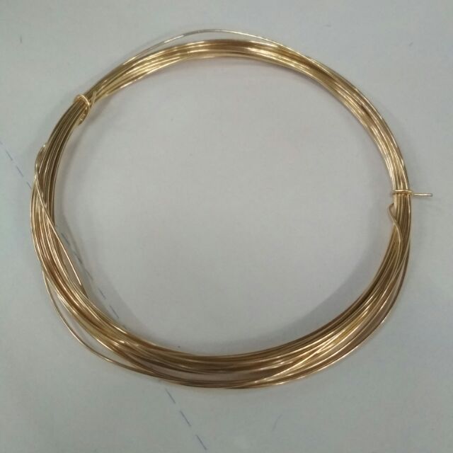 1YARD 10K GOLD FILLED WIRE & TWISTED WIRE Shopee Philippines