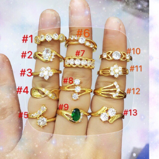 24kBangkok gold ring | Shopee Philippines