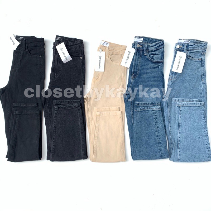 petite slim fit mom jeans