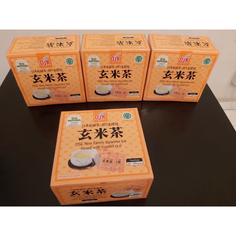Sale! Authentic OSK Japanese Green Tea with Roasted Rice Shopee Philippines