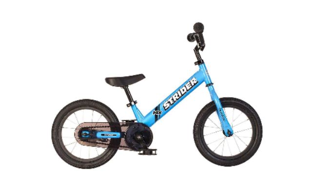 strider balance bike with pedals