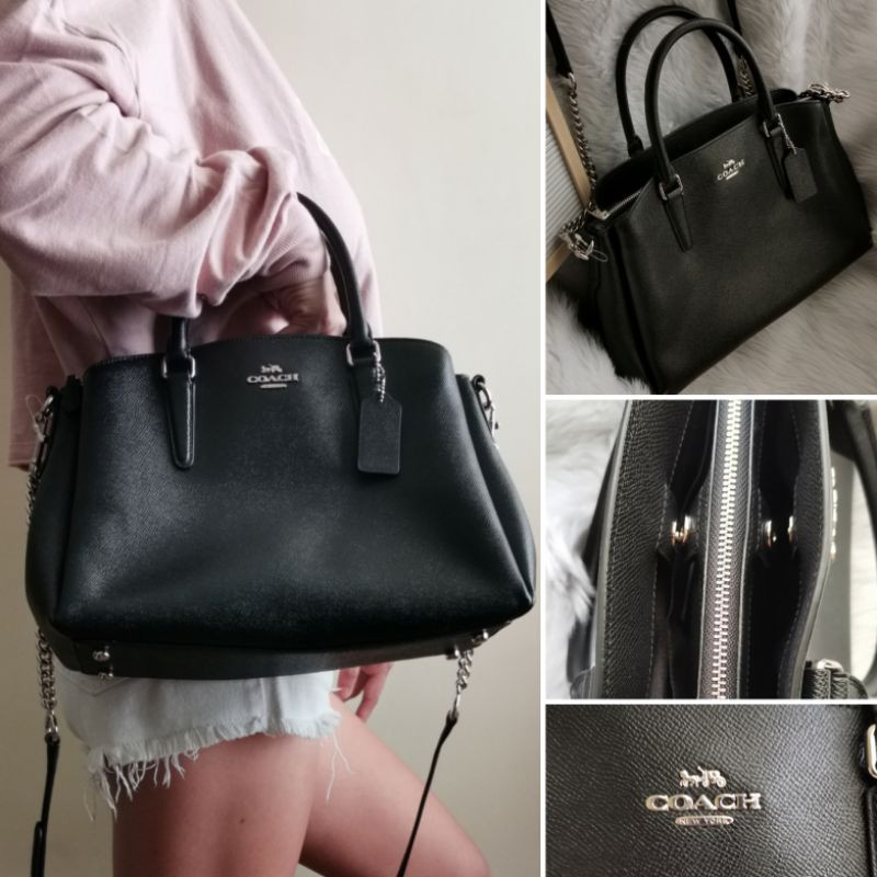 coach sage carryall black