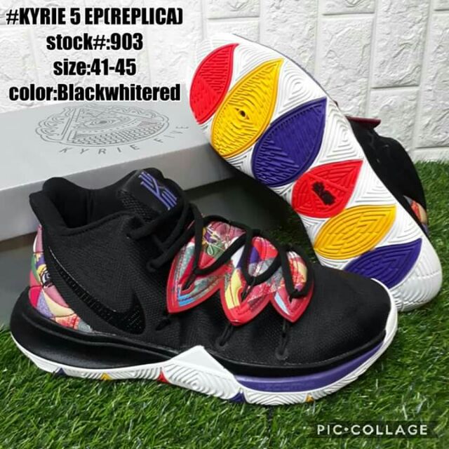 Sepatu Basket Desain Nike Kyrie 5 EP Warna Kuning Shopee