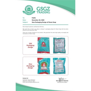 【Ready Stock】○Authentic GSGZ Doom Soap or Thailand Original with QR code #4