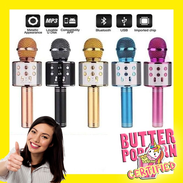 EasyToUse Bluetooth Wireless Condenser Mic Magic Karaoke Microphone