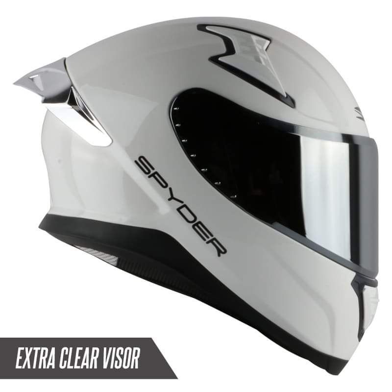 Spyder Recon 2 Pd S0a Fullface Dualvisor Helmet Free Clear Visor