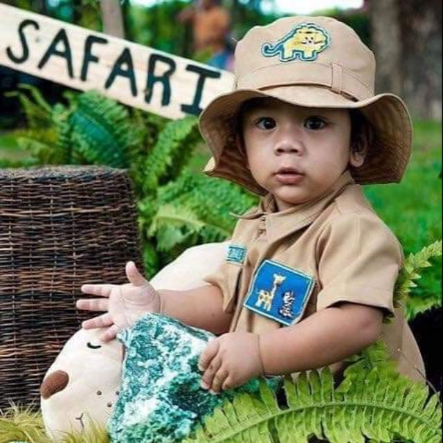 safari outfit for 1 year old boy