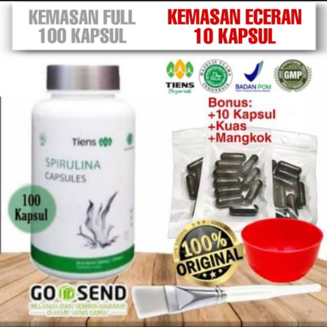 Original SPIRULINA Mask Tiens 100BEST Face MaskWhiteLightening Acne Shopee Philippines