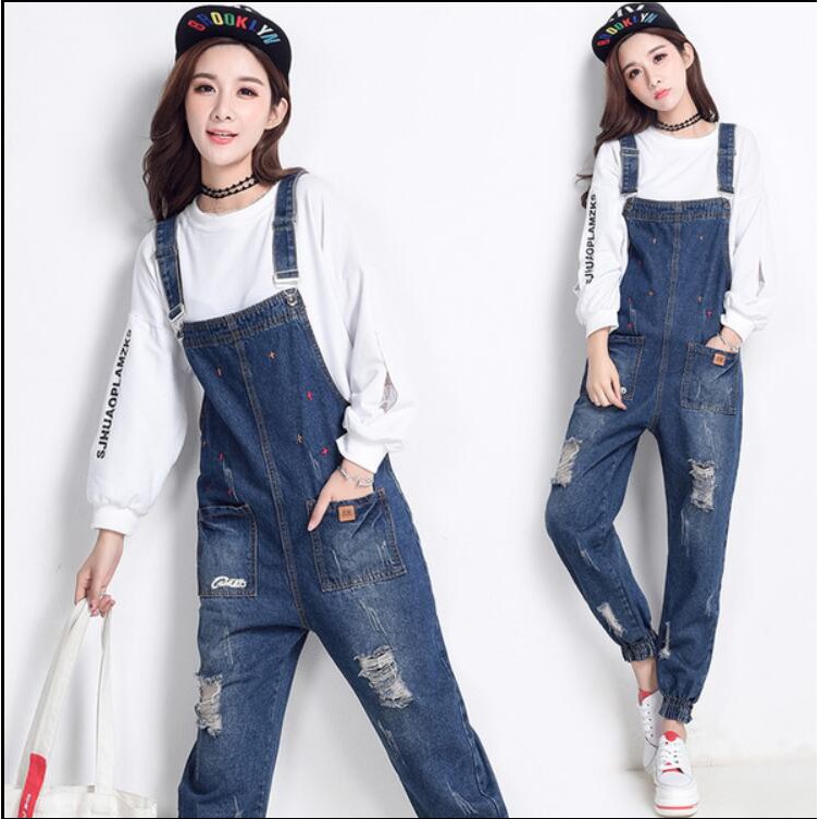 romper jeans jumpsuit