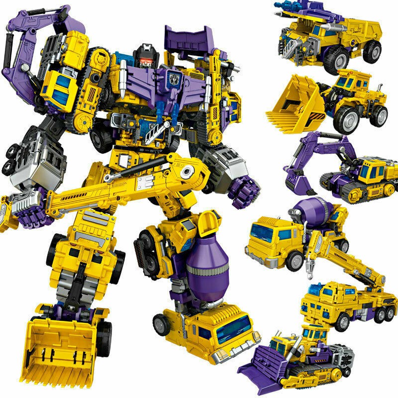 Transformers NBK Constructicons Devastator Decepticons Robot Action