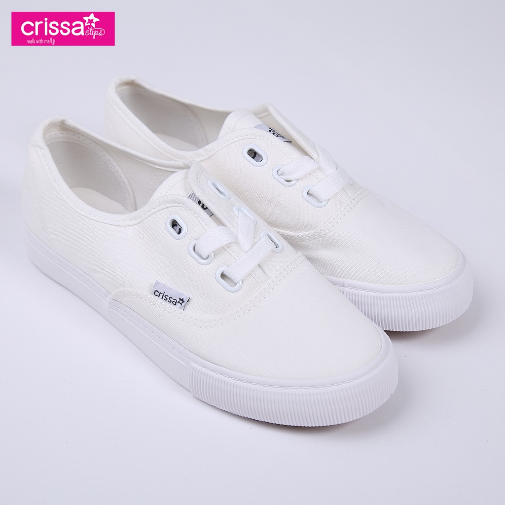 Crissa Steps Ladies Lace Up Shoes CSC060623 (White