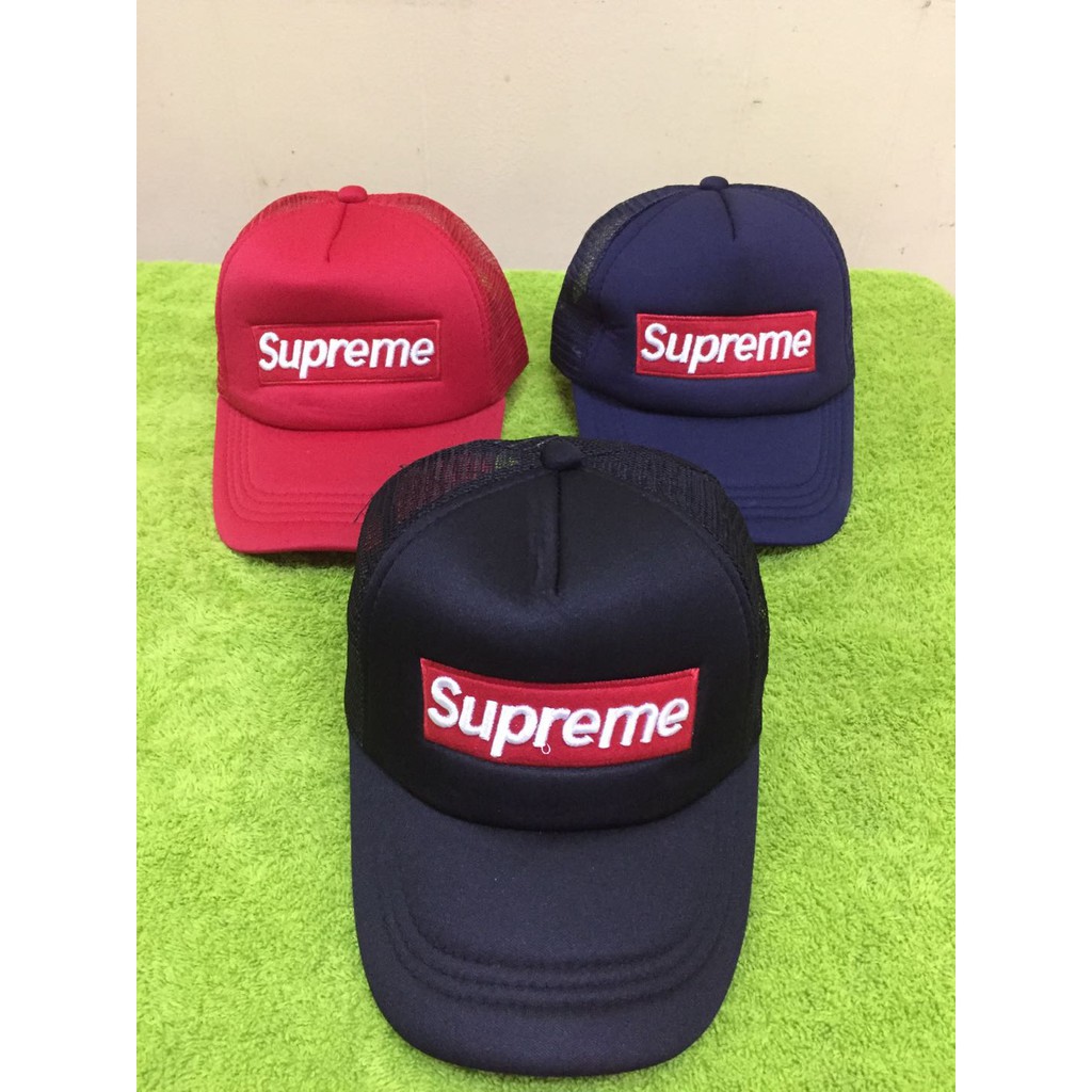 supreme trucker cap