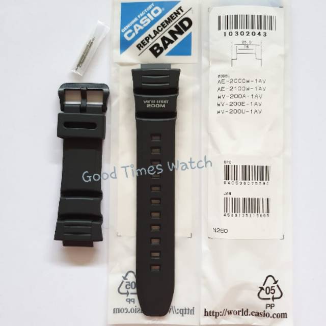 Strap Casio Ae 00w Ae 2100w Wv 0 Ae 00 Ae 2100 Casio Original Ae 00w Ae 2100w Shopee Philippines