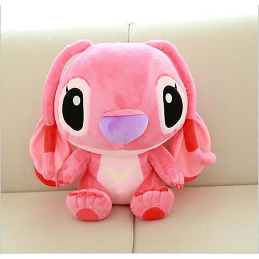 pink stitch stuffed toy