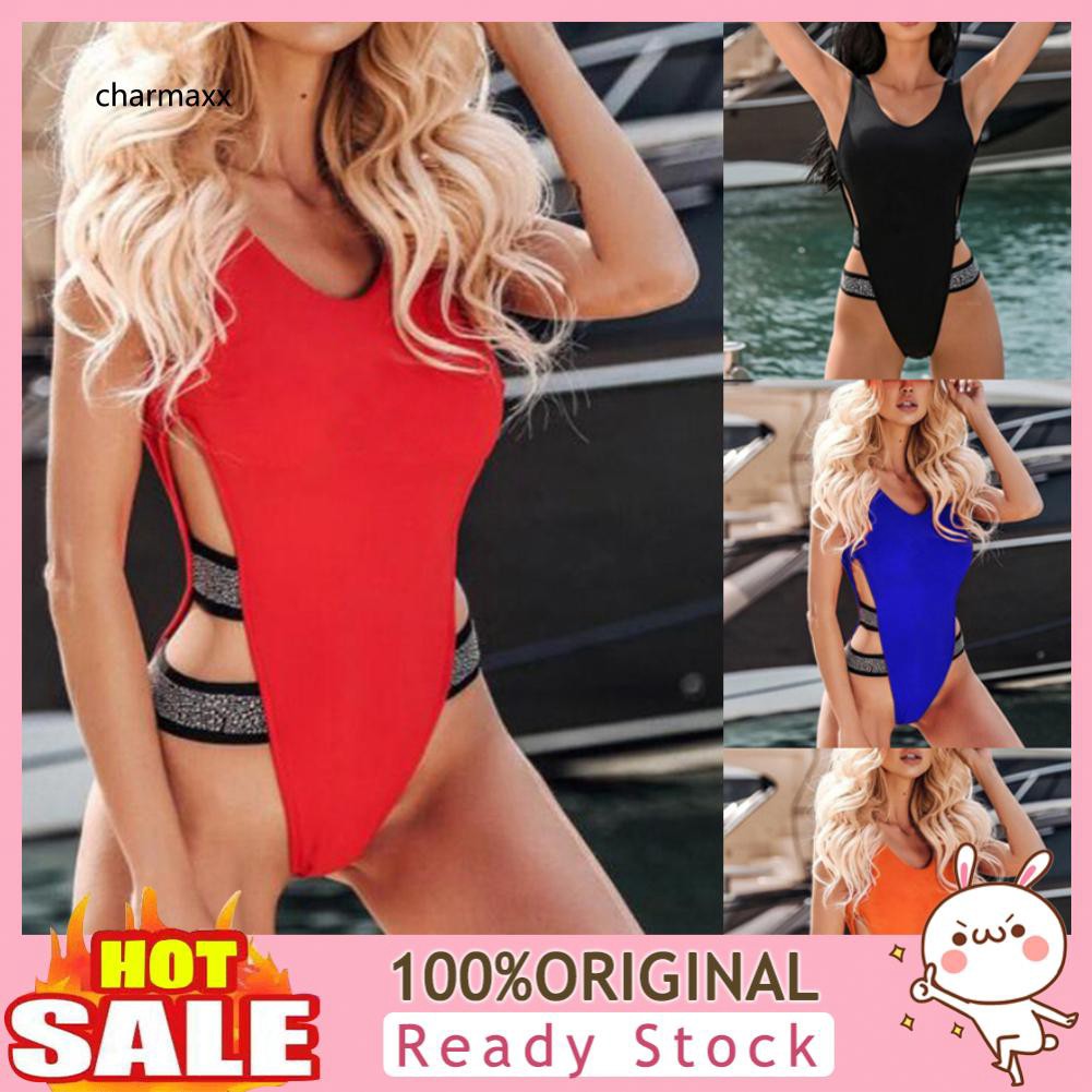 high cut monokini swimsuit