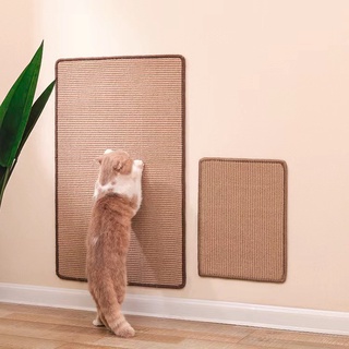 [Wikidog] Pet Cats Sisal Scratcher Mat Cushion non-slip with (FREEBIE VELCRO TAPE)