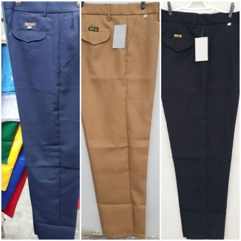 Pants Black Blue Khakie Slacks Well Off Shopee Philippines