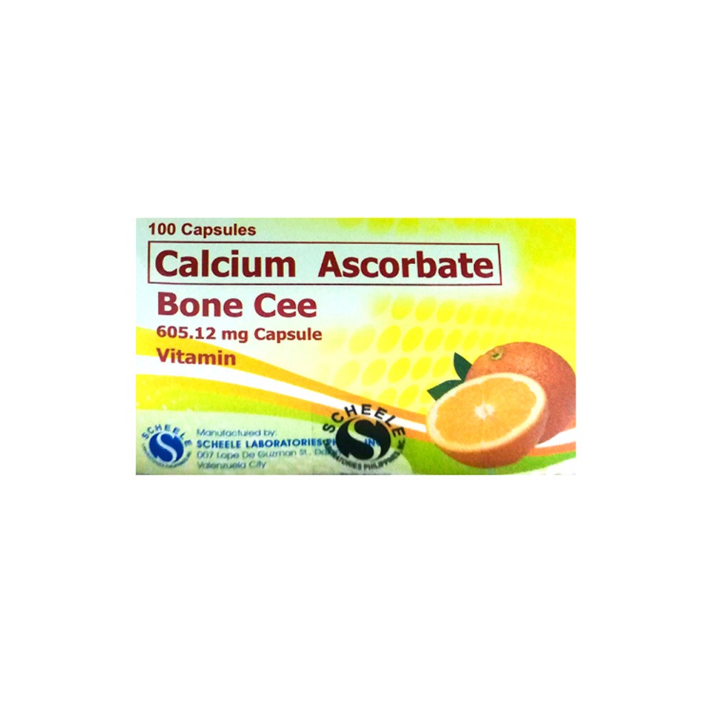 Bone Cee Calcium Ascorbate x 100 caps Shopee Philippines