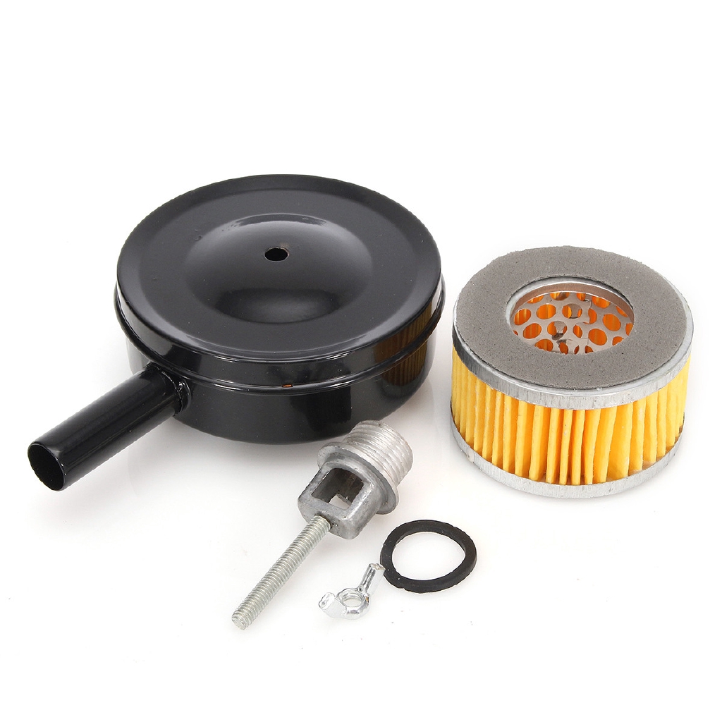 Compressor Air Intake Filter 4'' Dia 1/2'' MPT w/ Paper Shopee