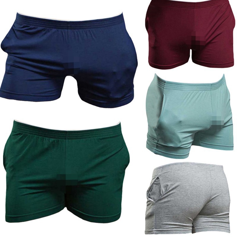 Mens Underwear Boxers Shorts Modal Underpants Home Sleepwear | Shopee ...