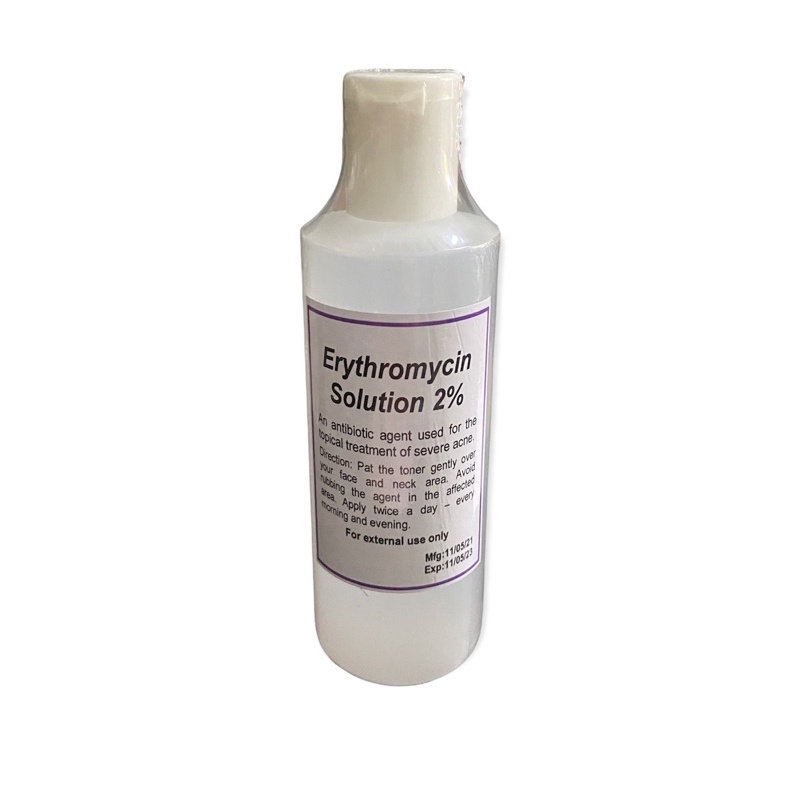 Erythromycin Solution 2 120ml (Acne Treatment) Shopee Philippines