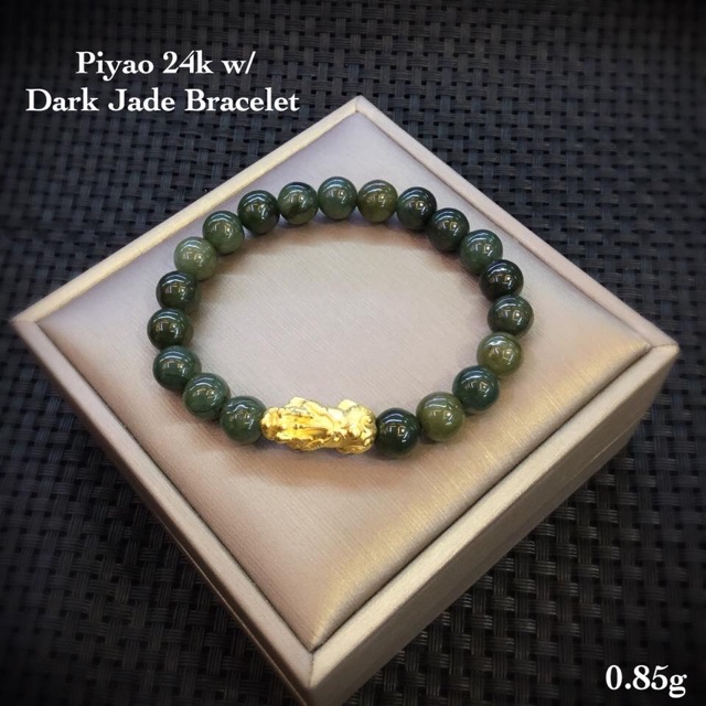 dark jade bracelet
