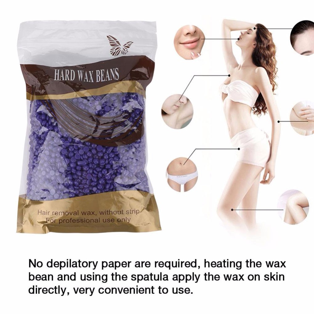 100g Bag Depilatory Hard Wax Beans Pellet Waxing Removal Beans