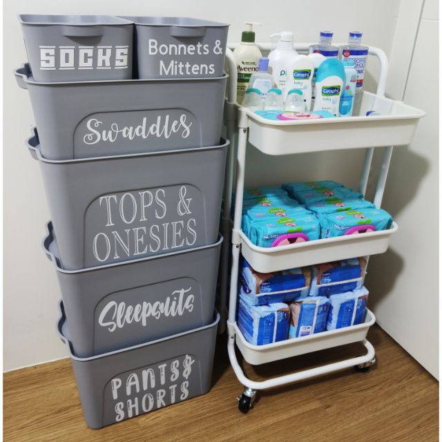 baby clothing storage labels (sticker vynil) Shopee Philippines