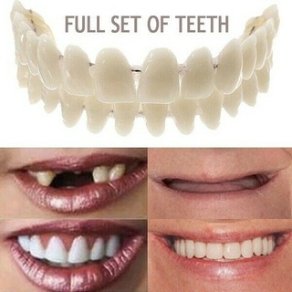 Full Set Dental Synthetic Resin Teeth False Fake Denture Upper Lower Shade